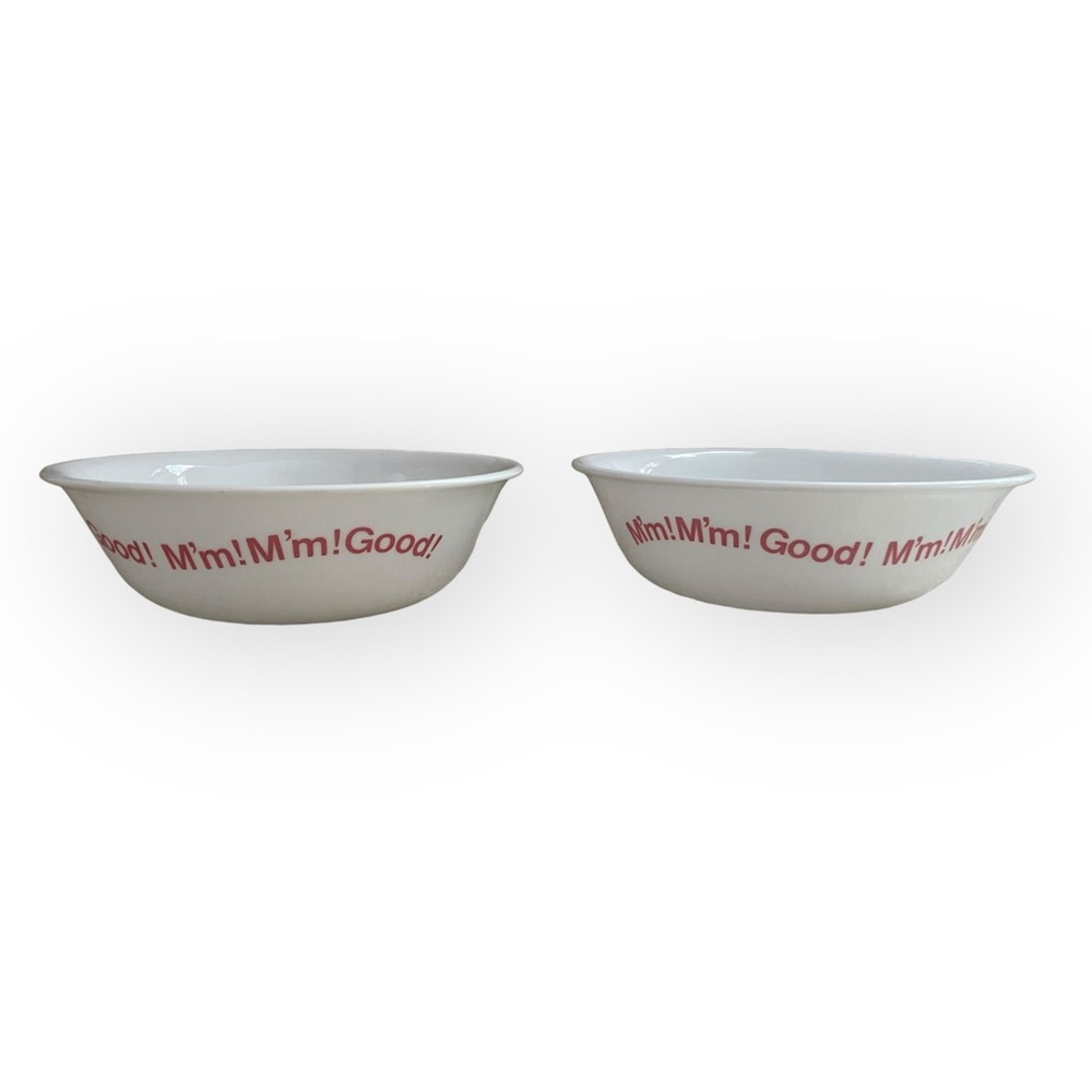 Two Corelle CorningWare Campbell’s soup themed bowls